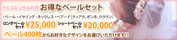 お得なベールセット