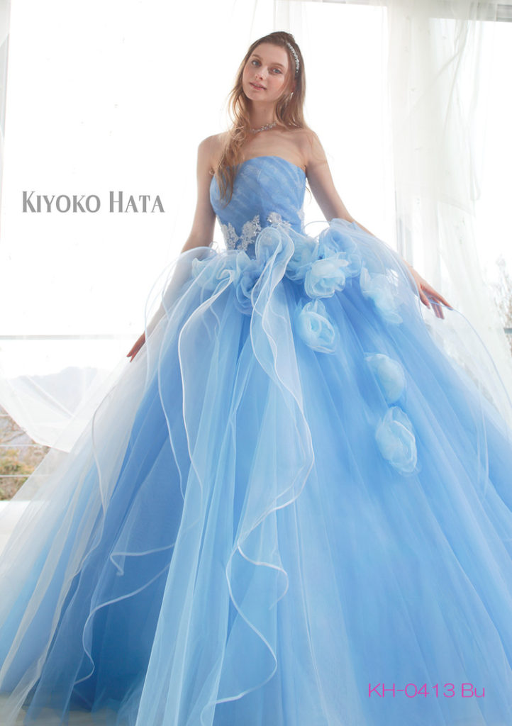 キヨコハタ、カラードレス、レンタル,KIYOKOHATA KH0413 Blue(CD0339)