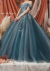 【LuLu felice】CD0578　ティールグリーンの画像1縮小