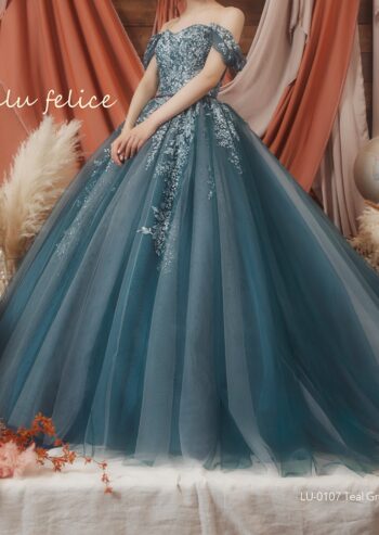 【LuLu felice】CD0578　ティールグリーン